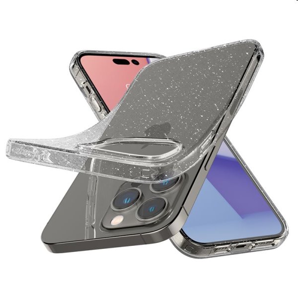 Tok Spigen Liquid Crystal Glitter for Apple iPhone 14 Pro, crystal quartz