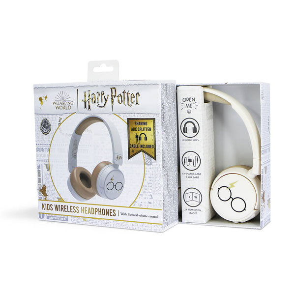 OTL Technologies Harry Potter Vezeték nélküli gyerekfülhallgató, fehér
