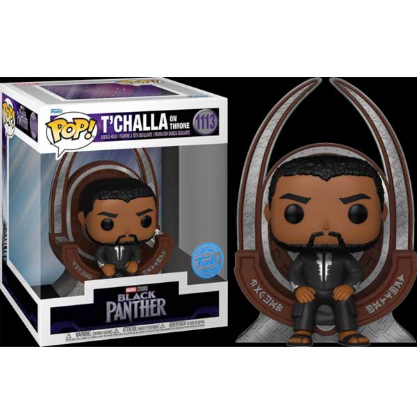 POP! Deluxe: Black Panther Legacy S1 T’Challa on Throne (Marvel) Special Kiadás
