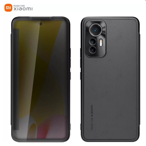 Made for Xiaomi Book View Tok for Xiaomi 12 Lite 5G, fekete