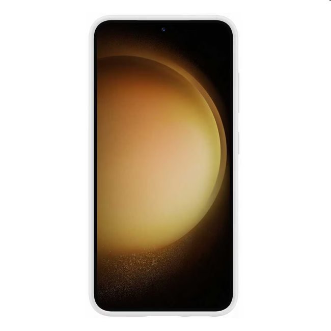 Silicone Grip Cover tok Samsung Galaxy S23 számára, fehér