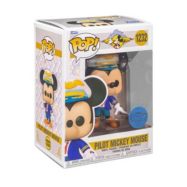 POP! Disney: Pilot Mickey Egér Special Kiadás  figura