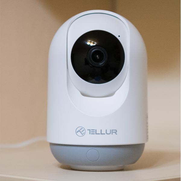 Tellur WiFi Smart kamera, Pan és Tilt  UltraHD, fehér