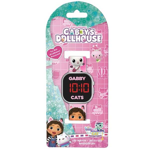 Kids Licensing LED gyerekóra Gabby’s Dollhouse v.2