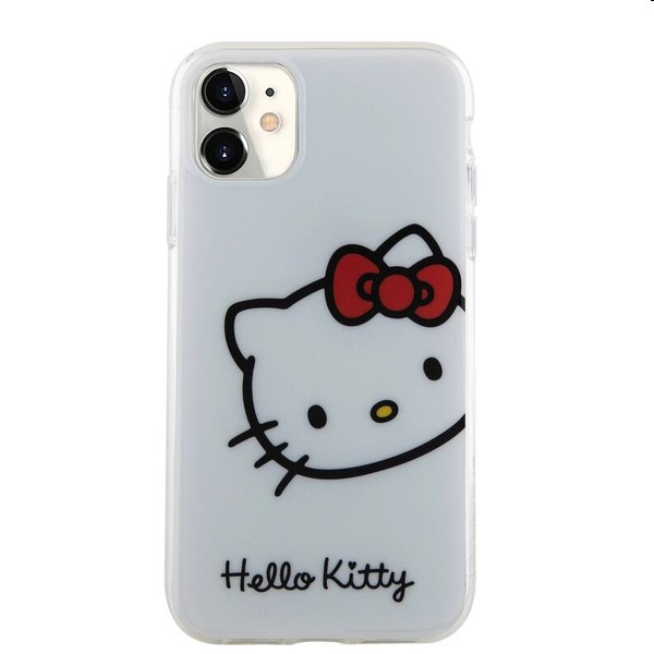 Hello Kitty IML Head Logo hátlapi tok Apple iPhone 11 számára, fehér