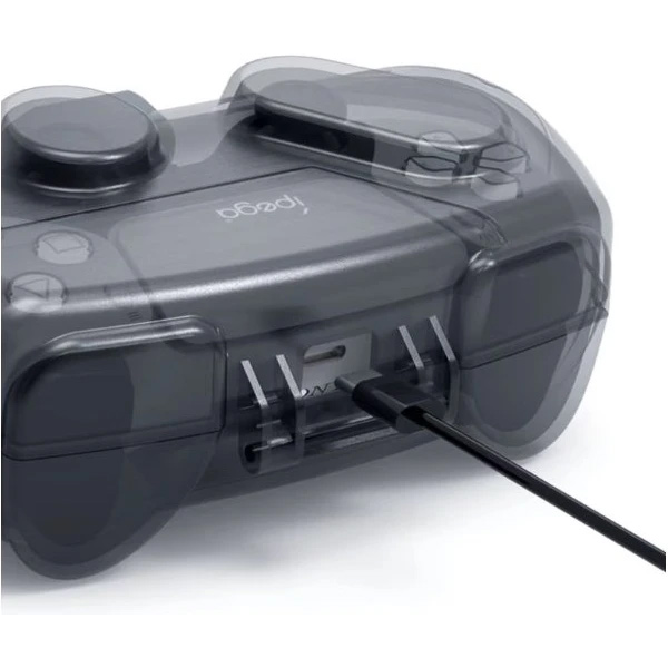 iPega P5039 védőtok Xbox és PS5 vezérlőhöz, átlátszó