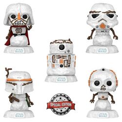 POP! 5 Pack csomag Holiday Snowman (Star Wars) Special Kiadás - OPENBOX (Bontott csomagolás, teljes garancia)