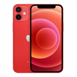 Apple iPhone 12 mini 64GB, red, B osztály - használt, 12 hónap garancia