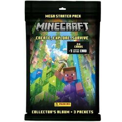 Gyűjtői kártyák Panini Minecraft 3 Starter Set