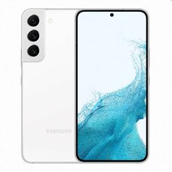 Samsung Galaxy S22, 8/256GB, fehér, A osztály – használt, 12 hónap garancia