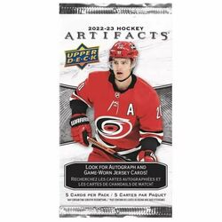 2022/23 Upper Deck Artifacts Hockey Retail Kártyacsomag