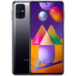 Samsung Galaxy M31s (M317F), 6/128GB Dual SIM, fekete, C osztály – használt, 12 hónap garancia
